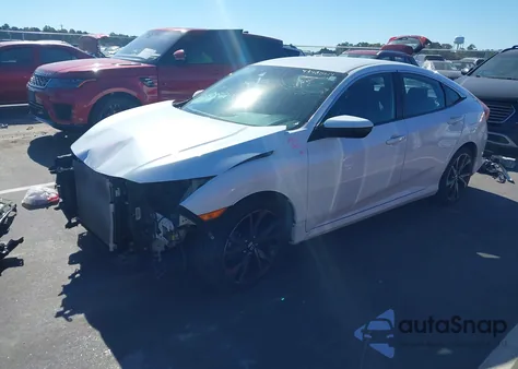 2021 Honda Civic Sport z USA, uszkodzony, nr VIN 2HGFC2F80MH557312